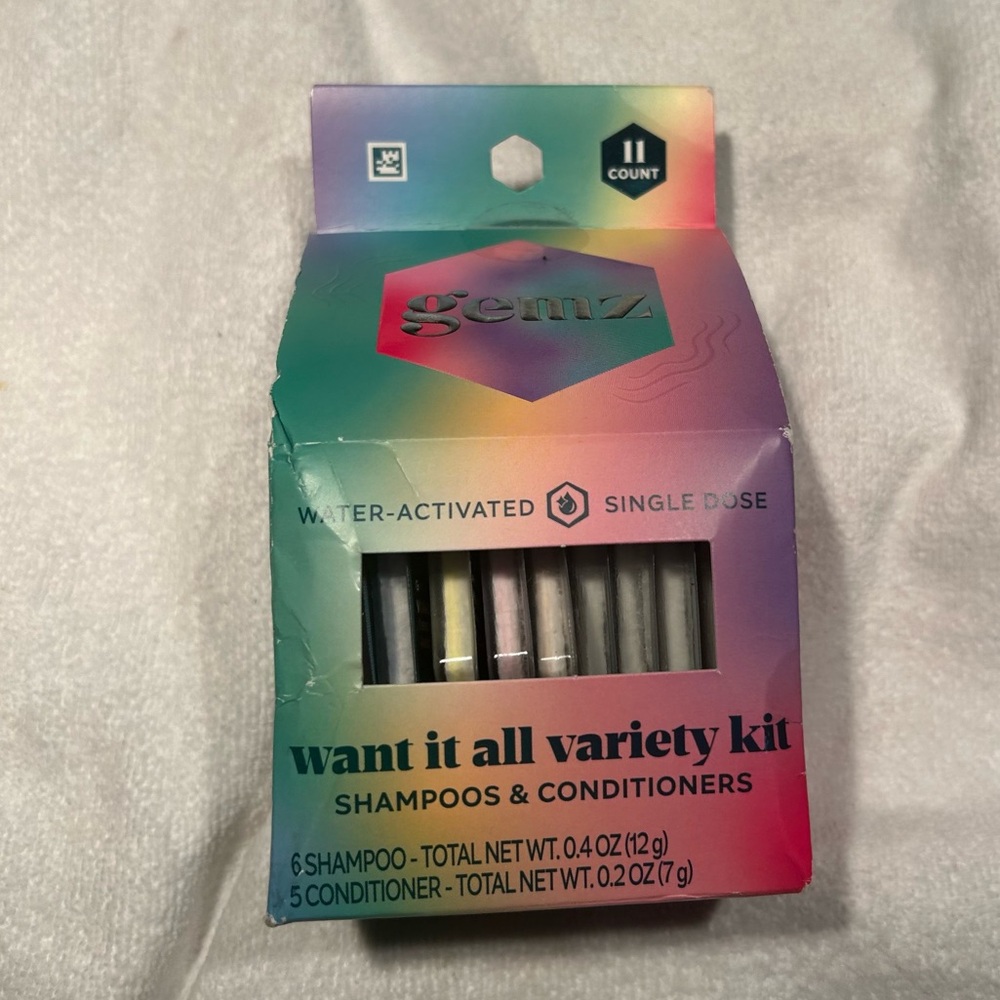 Gemz Water-Activated Single Dose Want It All Variety Kit